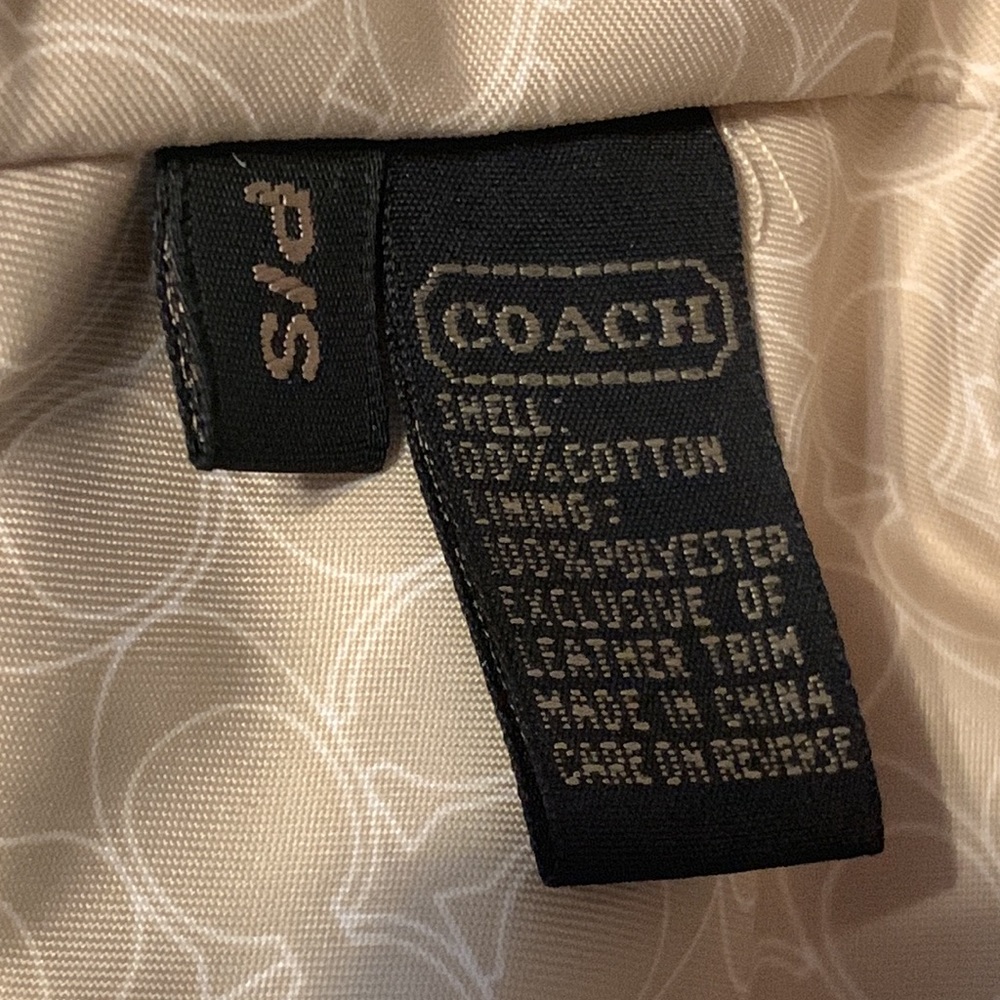 Coach Leather Trim Pink White Bucket Hat Summer - Picture 8 of 8
